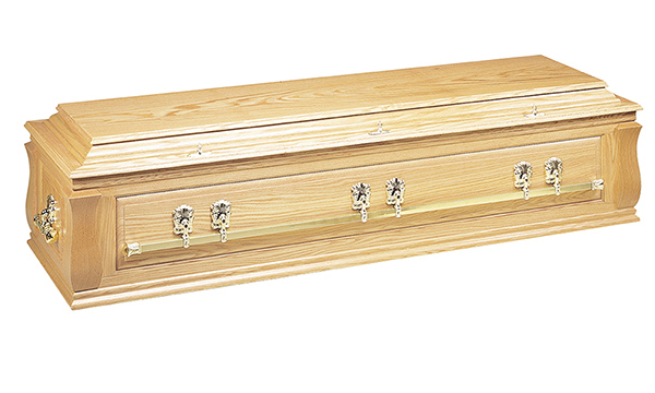 ash brook funerals Aston Traditional Solid Oak coffin
