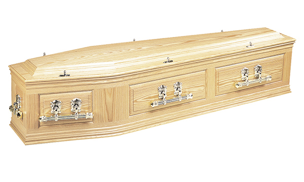 ash brook funerals Cavendish Solid Oak coffin