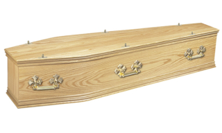 ash brook funerals Windsor Traditional Solid Oak coffin